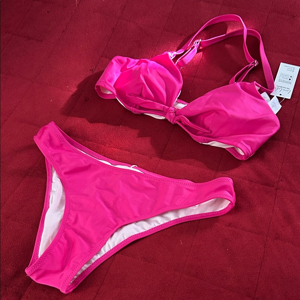 Vibrant Pink Bikini Set